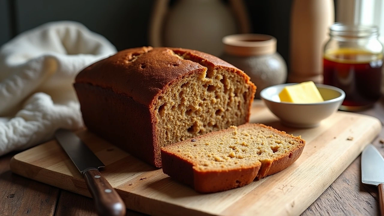 Learn how to bake a hearty and sweet molasses brown bread with simple ingredients and step-by-step instructions. Perfect for any meal!