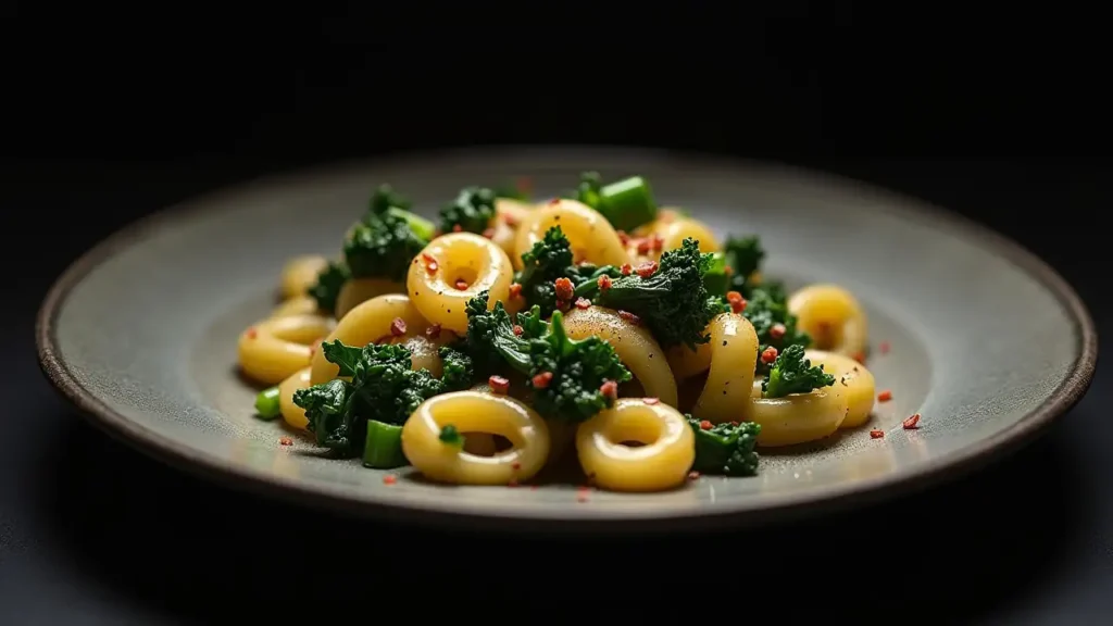 Orecchiette with Broccoli Rabe Orecchiette pasta recipe with broccoli rabe, a flavorful and visually appealing dish.